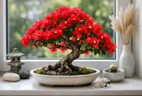 Plameň v miske: Bougainvillea ako bonsaj